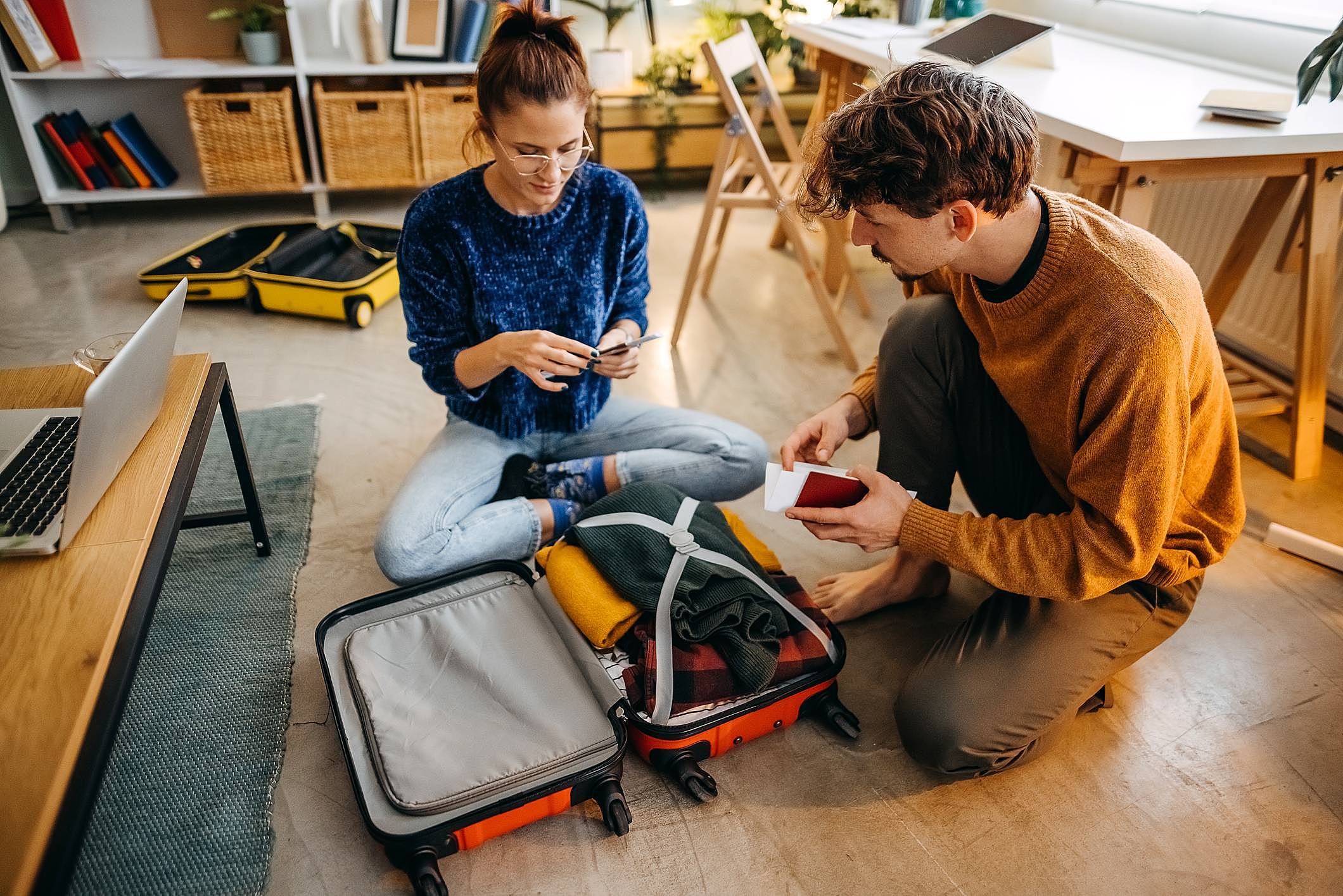 preparativos para viajar