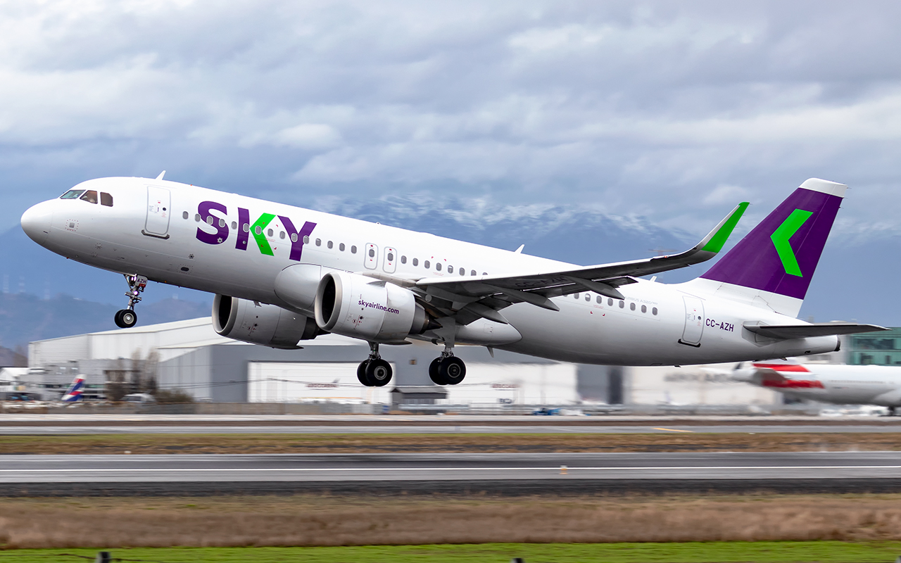 aerolínea sky aeropuertos en chile