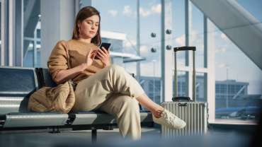 outfit para viajar en avión