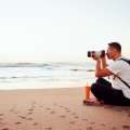 Fotógrafo en las playas al norte de Chile
