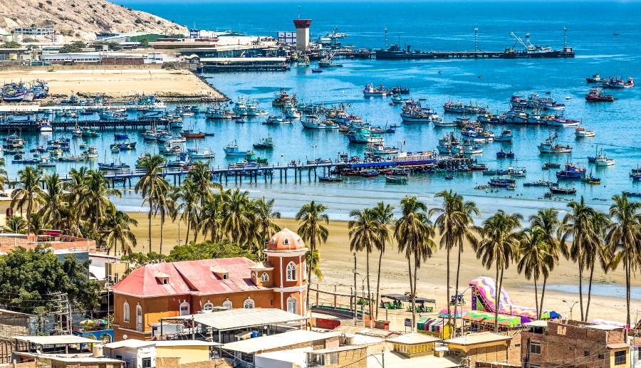 Playa famosa en Piura