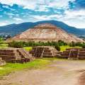 Paisaje de la ciudad histórica de Teotihuacán