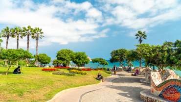Plaza frente al mar.