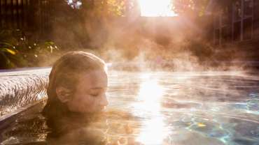 Aguas termales en Pucón